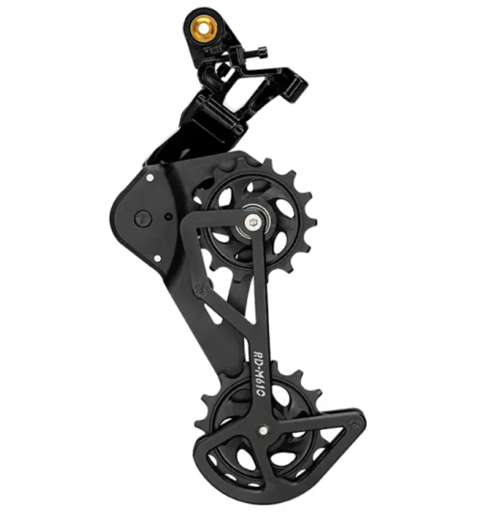 S-Ride Rear Derailleur Overlength Cage 12sp Black/Gold [RD S-Ride Rear Derailleur Overlength Cage 12sp Black/Gold [RD